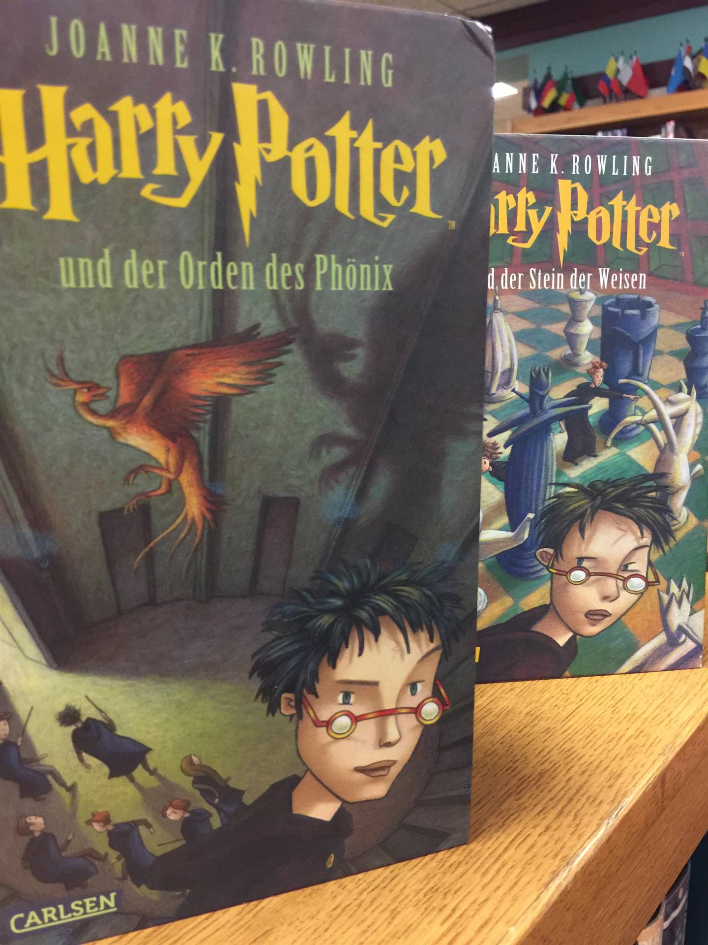 Two Harry Potter books in German